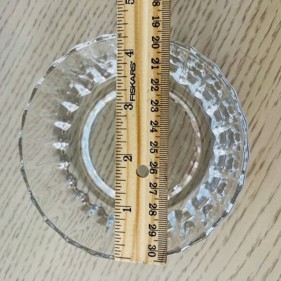 Vtg Pressed Glass Clear Bowls Pasabhce Turkey Finger Candy Trinket Ice Cream - Picture 11 of 11